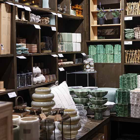 Søstrene Grene in Frederiksberg offers a wide selection of beautiful home décor items.